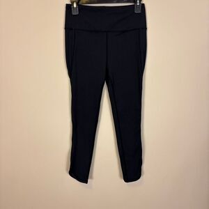 Free People Movement Black High Waisted Capri Leggings Size Medium